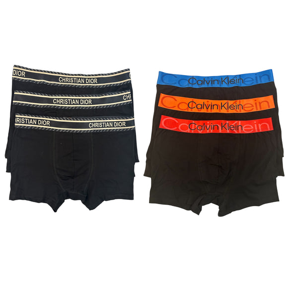 Σετ 6 Τεμάχια Boxers Christian Dior & Calvin Klein