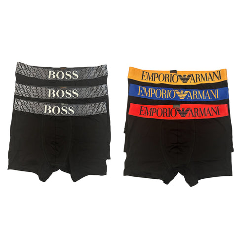 Σετ 6 Τεμάχια Boxers Boss & Emporio Armani