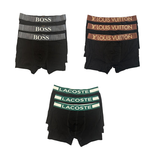 Σετ 9 Τεμάχια Boxers Boss & Louis Vuitton & Lacoste