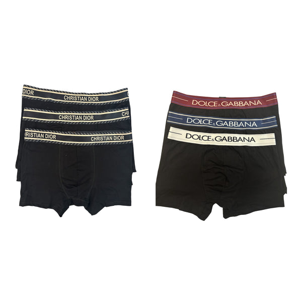 Σετ 6 Τεμάχια Boxers Christian Dior & Dolce Cabbana