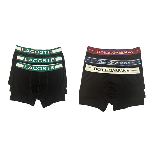 Σετ 6 Τεμάχια Boxers Lacoste & Dolce Cabbana