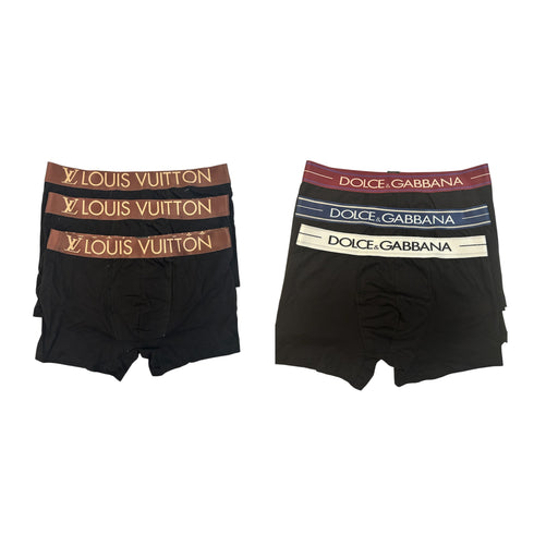 Σετ 6 Τεμάχια Boxers Louis Vuitton & Dolce Cabbana