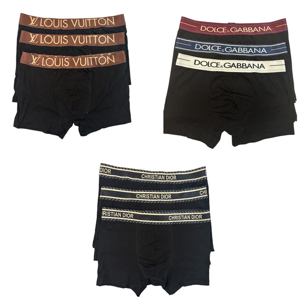 Σετ 9 Τεμάχια Boxers Louis Vuitton & Dolce Cabbana & Christian Dior