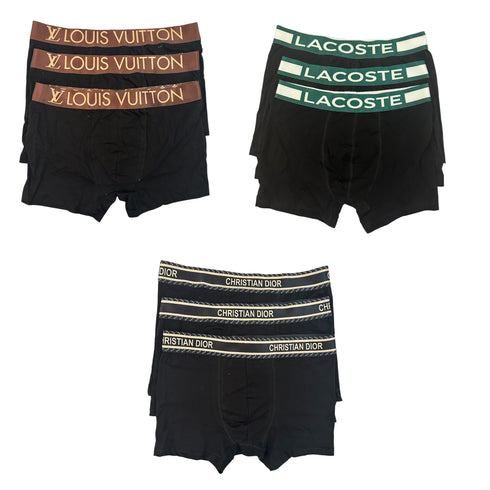 Σετ 9 Τεμάχια Boxers Louis Vuitton & Lacoste & Christian Dior