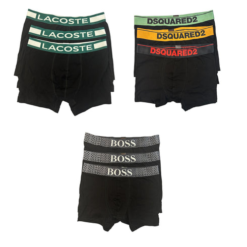 Σετ 9 Τεμάχια Boxers Lacoste & Dsquared & Boss