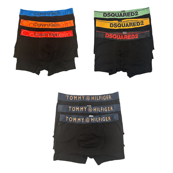 Σετ 9 Τεμάχια Boxers Calvin Klein & Dsquared & Tommy Hilfiger