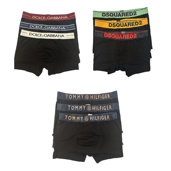 Σετ 9 Τεμάχια Boxers Dolce Cabbana & Dsquared & Tommy Hilfiger