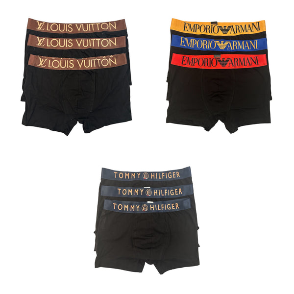 Σετ 9 Τεμάχια Boxers Louis Vuitton & Emporio Armani & Tommy Hilfiger