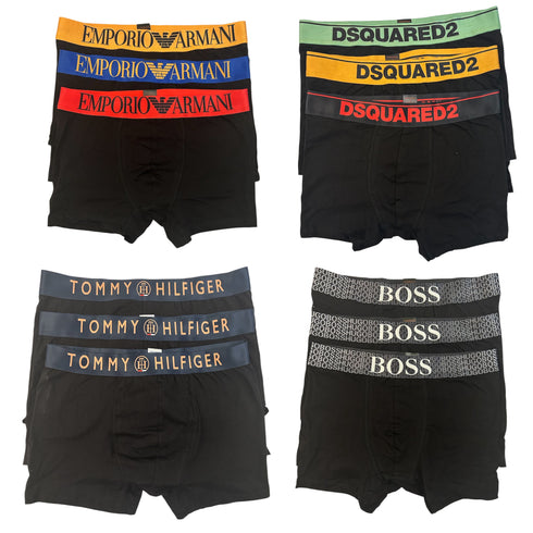Σετ 12 Τεμάχια Boxers Emporio Armani & Dsquared & Tommy Hilfiger & Boss