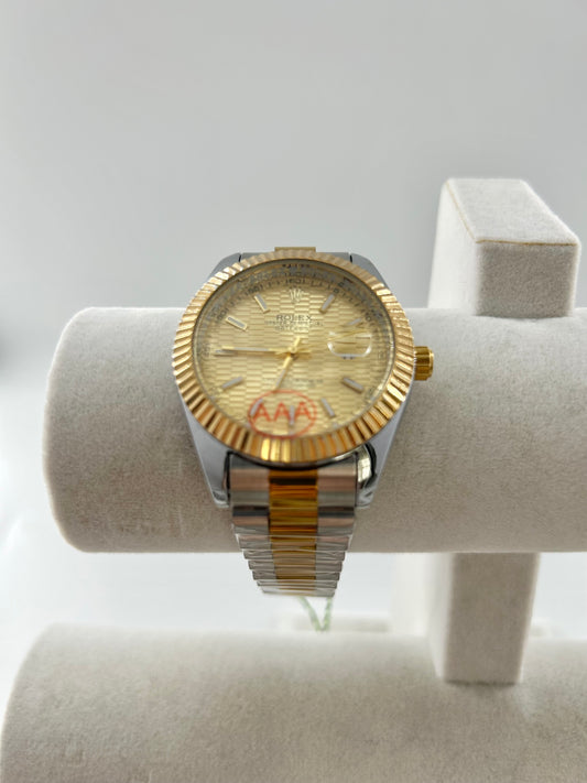DateJust Half Gold