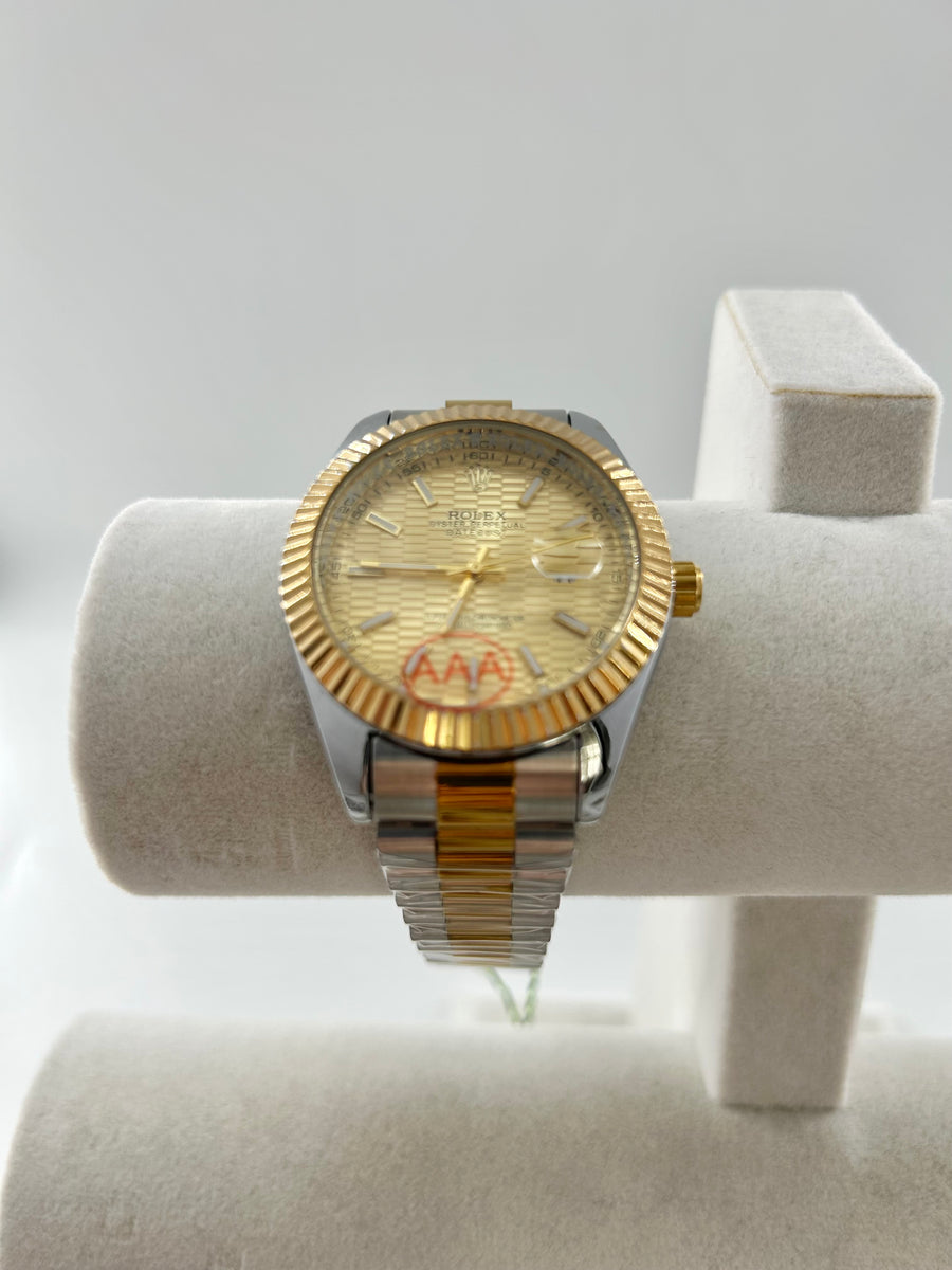 DateJust Half Gold
