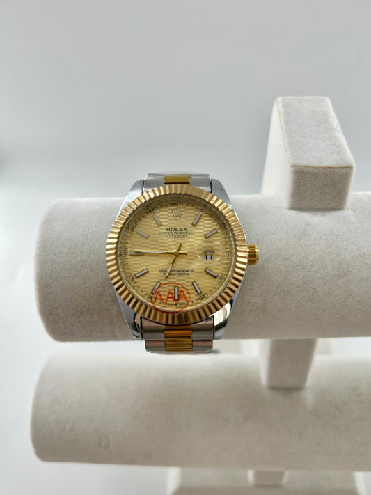 DateJust Half Gold